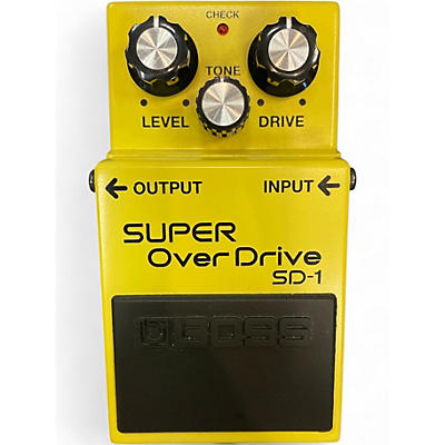 Used BOSS SD1 Super Overdrive Effect Pedal