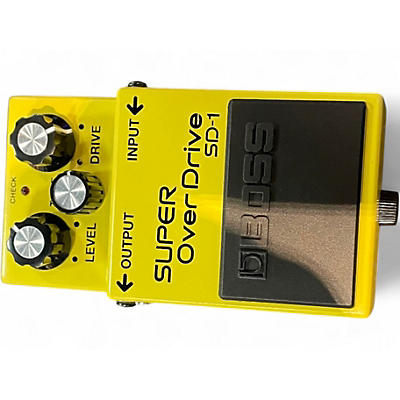 Used BOSS SD1 Super Overdrive Effect Pedal