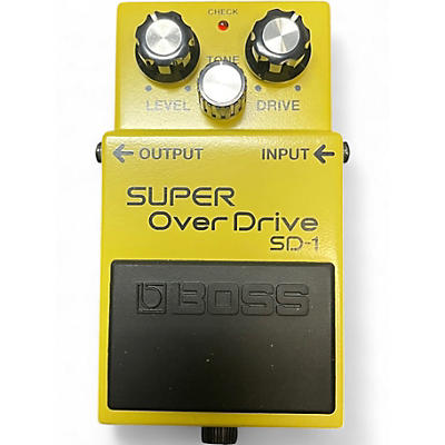 Used BOSS SD1 Super Overdrive Effect Pedal