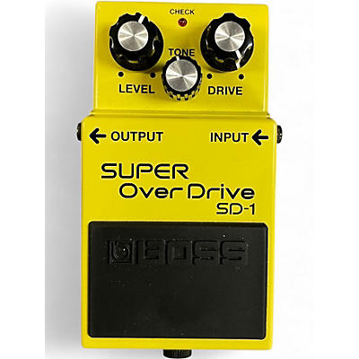 Used BOSS SD1 Super Overdrive Effect Pedal
