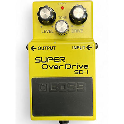 Used BOSS SD1 Super Overdrive Effect Pedal