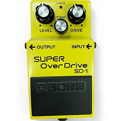 Used BOSS SD1 Super Overdrive Effect Pedal