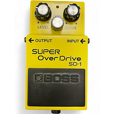 Used BOSS SD1 Super Overdrive Effect Pedal