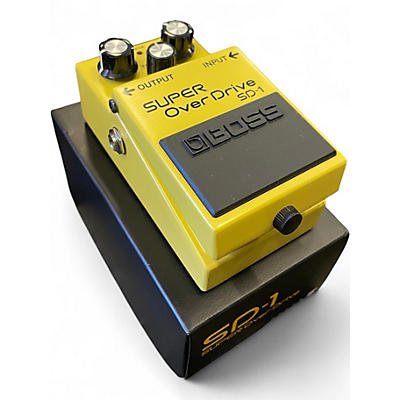 Used BOSS SD1 Super Overdrive Effect Pedal