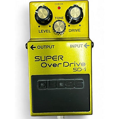 Used BOSS SD1 Super Overdrive Effect Pedal