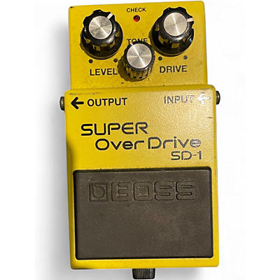 Used BOSS SD1 Super Overdrive Effect Pedal