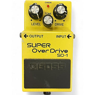 Used BOSS SD1 Super Overdrive Effect Pedal