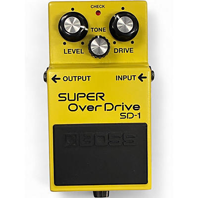 Used BOSS SD1 Super Overdrive Effect Pedal