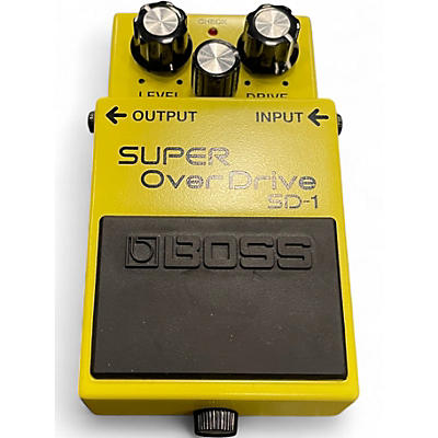 Used BOSS SD1 Super Overdrive Effect Pedal