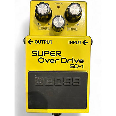 Used BOSS SD1 Super Overdrive Effect Pedal