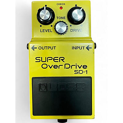 Used BOSS SD1 Super Overdrive Effect Pedal