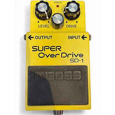 Used BOSS SD1 Super Overdrive Effect Pedal