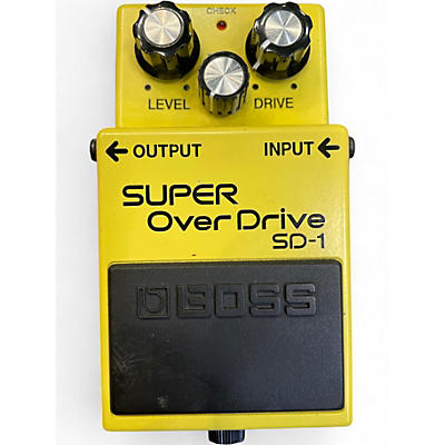 Used BOSS SD1 Super Overdrive Effect Pedal