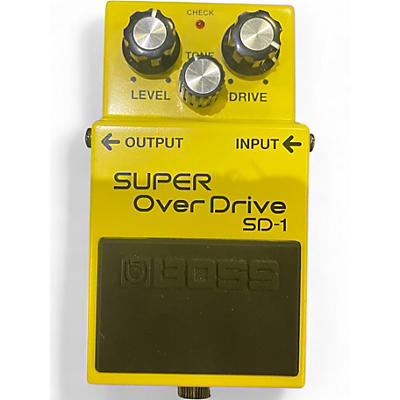 Used BOSS SD1 Super Overdrive Effect Pedal