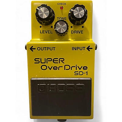 Used BOSS SD1 Super Overdrive Effect Pedal