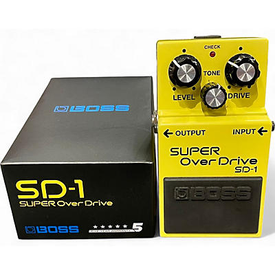Used BOSS SD1 Super Overdrive Effect Pedal
