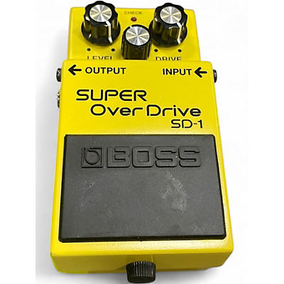Used BOSS SD1 Super Overdrive Effect Pedal