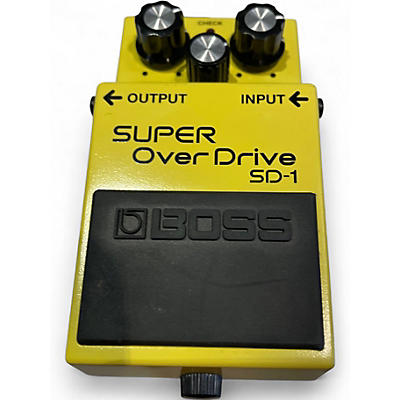 Used BOSS SD1 Super Overdrive Effect Pedal