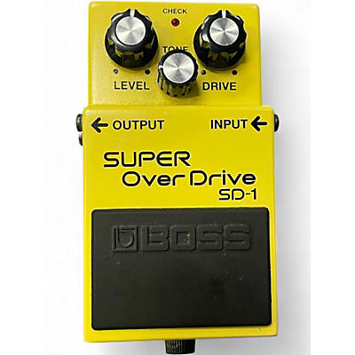 Used BOSS SD1 Super Overdrive Effect Pedal