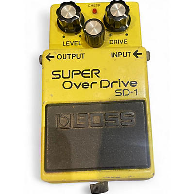 Used BOSS SD1 Super Overdrive Effect Pedal