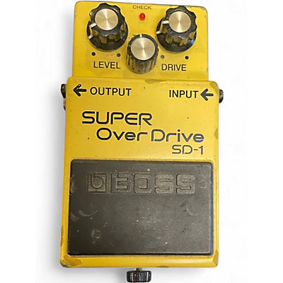 Used BOSS SD1 Super Overdrive Effect Pedal
