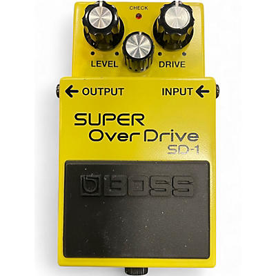 Used BOSS SD1 Super Overdrive Effect Pedal