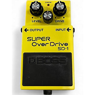 Used BOSS SD1 Super Overdrive Effect Pedal