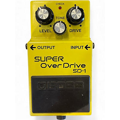 Used BOSS SD1 Super Overdrive Effect Pedal