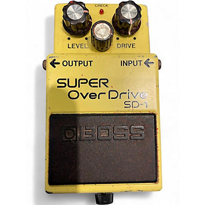 Used BOSS SD1 Super Overdrive Effect Pedal