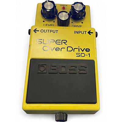 Used BOSS SD1 Super Overdrive Effect Pedal