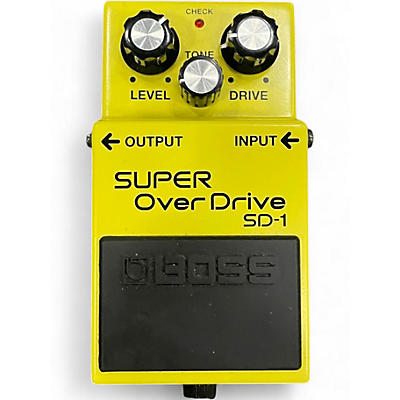 Used BOSS SD1 Super Overdrive Effect Pedal