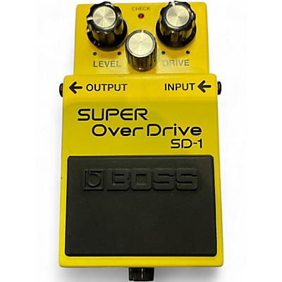 Used BOSS SD1 Super Overdrive Effect Pedal