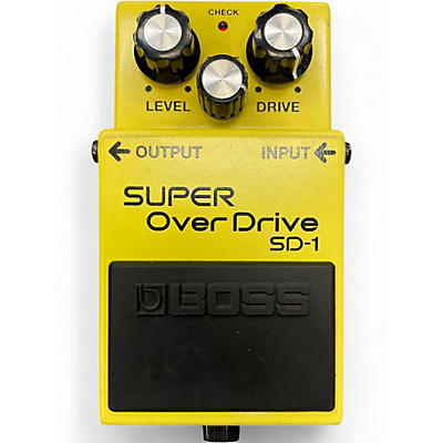 Used BOSS SD1 Super Overdrive Effect Pedal