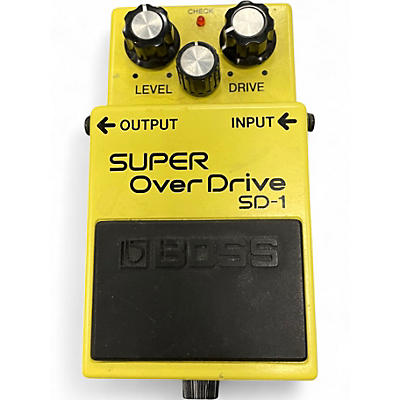 Used BOSS SD1 Super Overdrive Effect Pedal