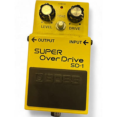 Used BOSS SD1 Super Overdrive Effect Pedal