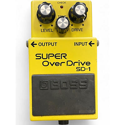 Used BOSS SD1 Super Overdrive Effect Pedal