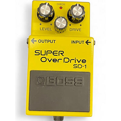 Used BOSS SD1 Super Overdrive Effect Pedal