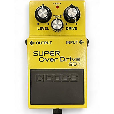 Used BOSS SD1 Super Overdrive Effect Pedal