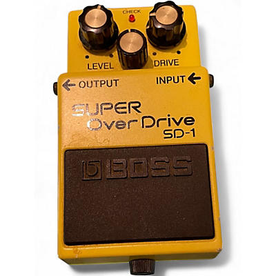Used BOSS SD1 Super Overdrive Effect Pedal
