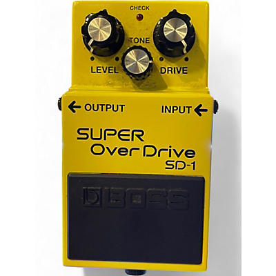 Used BOSS SD1 Super Overdrive Effect Pedal