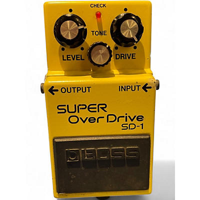 Used BOSS SD1 Super Overdrive Effect Pedal