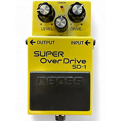 Used BOSS SD1 Super Overdrive Effect Pedal