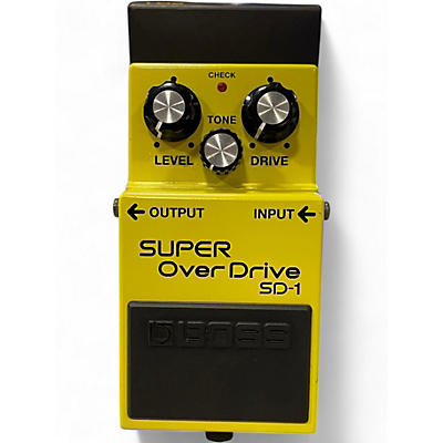 Used BOSS SD1 Super Overdrive Effect Pedal