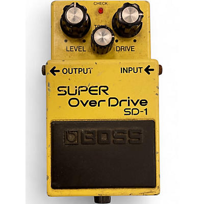 Used BOSS SD1 Super Overdrive Effect Pedal