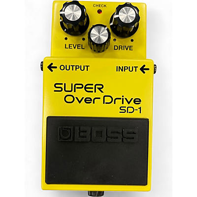 Used BOSS SD1 Super Overdrive Effect Pedal