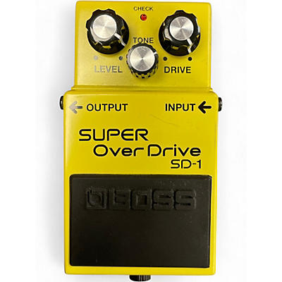 Used BOSS SD1 Super Overdrive Effect Pedal