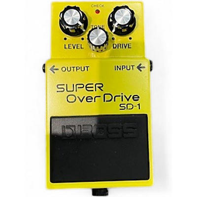 Used BOSS SD1 Super Overdrive Effect Pedal