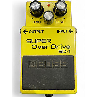 Used BOSS SD1 Super Overdrive Effect Pedal