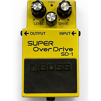 Used BOSS SD1 Super Overdrive Effect Pedal