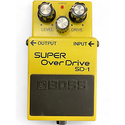 Used BOSS SD1 Super Overdrive Effect Pedal
